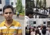 अलवर में एग्जाम बीच में छोड़ा, कैंडिडेट्स का हंगामा:NET अभ्यर्थियों ने कहा- बार-बार कंप्यूटर बंद हुआ, पेपर लीक का शक, पूर्व MLA का है कालेज