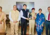 अमन अरोड़ा द्वारा एयर फोर्स अकादमी और एनडीए मेरिट सूची में शानदार उपलब्धियां हासिल करने वाली माई भागो प्रिपरेटरी इंस्टीट्यूट की महिला कैडेटों का सम्मान