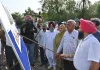 बरिंदर कुमार गोयल द्वारा दोआबा क्षेत्र में दरिया किनारे बाढ़ रोकने के कार्यों का जायज़ा लेने हेतु दो दिन का दौरा