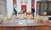 हथियार तस्करी और हवाला नेटवर्क से जुड़े 4 गुर्गें एक अफगान नागरिक सहित गिरफ्तार; आठ आधुनिक पिस्तौलें बरामद