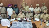अमृतसर में सीमा पार से तस्करी करने वाले मॉड्यूल से जुड़े दो आरोपी 15 पिस्तौल और 5 किलो हेरोइन समेत गिरफ्तार