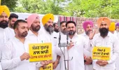 1984 के सिख विरोधी दंगों के दोषी सज्जन कुमार को श्रद्धांजलि देने वाले भाजपा नेताओं के खिलाफ आम आदमी पार्टी ने पूरे पंजाब में किया विरोध प्रदर्शन