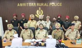 अमृतसर में एम-16 राइफल, दो जिगाना पिस्तौल सहित 10 अत्याधुनिक हथियार बरामद; चार काबू