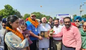 एशियन गेम्स में लगातार तीसरा पदक जीतकर पटियाला लौटे ओलंपियन तेजिंदरपाल सिंह तूर का भव्य स्वागत