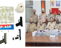 अफगान नागरिक सहित छह व्यक्ति 1 किलो हेरोइन, 5 पिस्तौल और 5 लाख रुपये की ड्रग मनी सहित गिरफ्तार