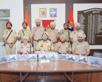 सीमा पार से हथियार तस्करी वाले मॉड्यूल से संबंधित आठ व्यक्ति 11 आधुनिक पिस्तौलों सहित गिरफ्तार