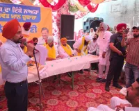 ओ.एस.डी. सुखवीर सिंह ने गांव घनौर कलां में की 'लोक मिलनी