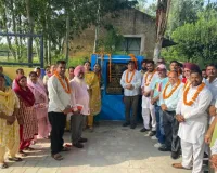 विधायक जिंपा ने गांव बूथगढ़ में 38 लाख रुपए की लागत से बने खेल मैदान का किया उद्घाटन