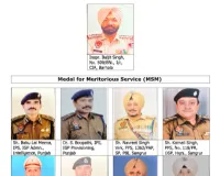 स्वतंत्रता दिवस की पूर्व संध्या पर गृह मंत्रालय ने पंजाब पुलिस के अधिकारियों/कर्मचारियों के लिए राष्ट्रपति पुलिस पदक (पी एस एम) और पुलिस पदक (एम एस एम) की घोषणा की