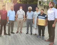 40 हजार रुपये रिश्वत लेते सहायक-सब इंस्पेक्टर विजिलेंस ब्यूरो ने किया काबू