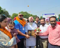 एशियन गेम्स में लगातार तीसरा पदक जीतकर पटियाला लौटे ओलंपियन तेजिंदरपाल सिंह तूर का भव्य स्वागत