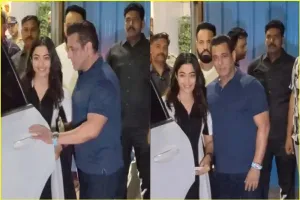 सिकंदर की रिलीज के बाद एक साथ नज़र आए सलमान-रश्मिका