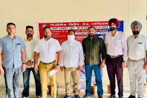 10,000 रुपए रिश्वत लेता सहायक टाउन प्लैनर विजीलैंस ब्यूरो द्वारा काबू