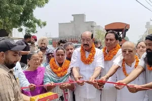 कैबिनेट मंत्री मोहिंदर भगत ने 23 लाख रुपए की लागत से बनने वाली सड़क का किया शिलान्यास