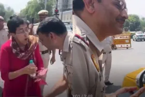 दिल्ली पुलिस ने आतिशी को हिरासत में लिया, अरविंद केजरीवाल बोले, 'BJP चाहे हम सबको गिरफ्तार...'