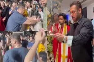 गणपति बप्पा के विसर्जन में जमकर नाचे सलमान खान, खान परिवार संग सोनाक्षी-जहीर भी झूमे