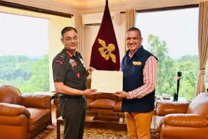 राज्य सूचना कमिश्नर हरप्रीत संधू ने पश्चिमी कमान के जी.ओ.सी. से की मुलाकात