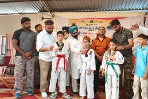 नंदीश बंसल ने ‘खेडां वतन पंजाब दियां 2026’ में ताइक्वांडो में जीता स्वर्ण पदक