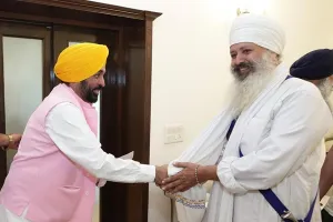 धर्म युद्ध मोर्चे के प्रतिनिधिमंडल ने मुख्यमंत्री भगवंत सिंह मान से की मुलाकात