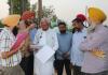 बरिंदर कुमार गोयल द्वारा गिद्दड़पिंडी और मंडाला छन्ना में सतलुज किनारे चल रहे बाढ़ सुरक्षा कार्यों का जायजा