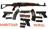  आईएसआई की सहायता प्राप्त हथियार तस्करी माड्यूल का पर्दाफाश; ए के -47 राइफल समेत चार हथियारों के साथ दो आरोपी अमृतसर से काबू