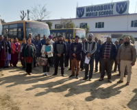 सेफ स्कूल वाहन नीति के तहत मुकेरियां में स्कूल बसों की जांच