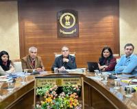 मंत्री अरोड़ा ने नगर निगम आयुक्तों, शहरी विकास के ए.डी.सी. तथा सुधार ट्रस्टों के ई.ओ. के साथ की बैठक, स्थानीय निकायों के सभी कार्यों की ली समीक्षा