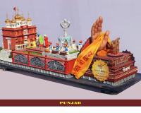 गणतंत्र दिवस के लिए पंजाब सरकार की झांकी मानव एकता के आध्यात्मिक प्रकाश और बलिदान की भावना का प्रतीक