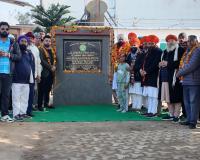 डिप्टी स्पीकर जय कृष्ण सिंह रौड़ी ने मीनार-ए-बेगमपुरा से तप स्थान को जोड़ने वाले पौने चार करोड़ रुपये की लागत से बनने वाले पुल का नींव पत्थर रखा