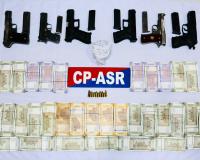 अमृतसर से छह पिस्तौलें, 115 ग्राम हेरोइन और 11.9 लाख रुपये की ड्रग मनी सहित सीमा पार तस्करी नेटवर्क से जुड़े पांच व्यक्ति गिरफ्तार