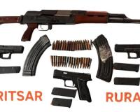  आईएसआई की सहायता प्राप्त हथियार तस्करी माड्यूल का पर्दाफाश; ए के -47 राइफल समेत चार हथियारों के साथ दो आरोपी अमृतसर से काबू