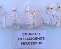 फाजिल्का में सीमा पार से तस्करी की कोशिश नाकाम; 6.5 किलोग्राम हेरोइन बरामद