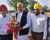 कैबिनेट मंत्री बरिंदर कुमार गोयल ने पी.ए.यू. लुधियाना में उत्तरी भारत की पहली केंद्रीय धुरवी सिंचाई प्रणाली का किया उद्घाटन