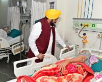 मुख्यमंत्री भगवंत सिंह मान द्वारा बठिंडा के एडवांस्ड कैंसर इंस्टीट्यूट का अचानक दौरा, सुविधाओं और मरीजों की देखभाल का जायजा लिया