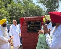 बरिंदर कुमार गोयल द्वारा गांव ओइंद में नहरी पानी  लिफ्ट सिंचाई परियोजना का उद्घाटन