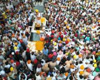 कोटकपूरा में बेअदबी के खिलाफ सख्त कार्रवाई के समर्थन में भारी जनसमूह उमड़ा
