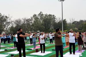 पंजाब में बड़े स्तर पर 11वां अंतरराष्ट्रीय योग दिवस मनाया गया