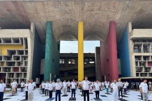 पंजाब और हरियाणा हाई कोर्ट में अंतरराष्ट्रीय योग दिवस 2025 मनाया गया