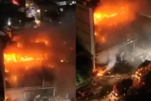 आग की लपटों में समा गया इराक का पूरा मॉल, हर तरफ धुआं-धुआं, चीख पुकार, 50 की मौत, देखें वीडियो