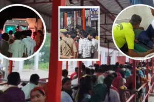 UP- बाराबंकी के अवसानेश्वर मंदिर में भगदड़, 2 की मौत: जलाभिषेक के दौरान करंट फैलने से हादसा, 29 घायल