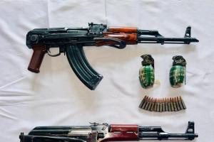 पाक-आई.एस.आई. समर्थित बी.के.आई. की आतंकी साजिश को नाकाम किया गया — गुरदासपुर से दो ए के -47 राइफलें, दो ग्रेनेड बरामद