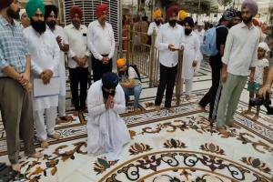 पंजाब के शिक्षा मंत्री बैंस की धार्मिक सजा पूरी:गोल्डन टेंपल में टेका माथा 
