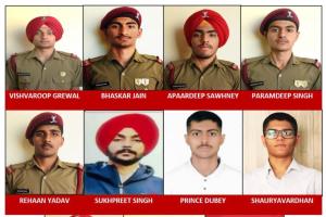 महाराजा रणजीत सिंह प्रिपरेटरी इंस्टीट्यूट के 11 कैडेट एनडीए और अन्य प्रमुख रक्षा प्रशिक्षण अकादमियों के लिए चयनित