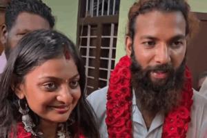 मोनालिसा ने मुस्लिम बॉयफ्रेंड फरमान खान से शादी की:परिवार के विरोध के बाद पुलिस से मांगी सुरक्षा, महाकुंभ मेले में हुईं थीं वायरल !!