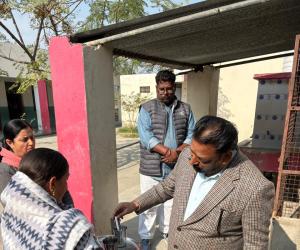 फूड कमीशन के सदस्य चेतन प्रकाश धालीवाल की ओर से जिला होशियारपुर का औचक दौरा