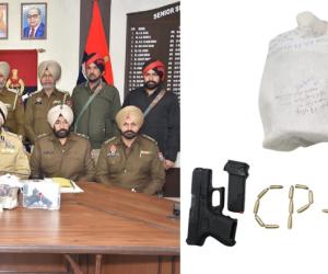 अमृतसर में सीमा पार से नार्को-आर्म्स तस्करी मॉड्यूल से जुड़े चार आरोपी काबू; 1.5 किलो हेरोइन, 1.98 लाख रुपये की ड्रग मनी, दो पिस्तौलें तथा पीओएफ-मार्क वाले कारतूस बरामद